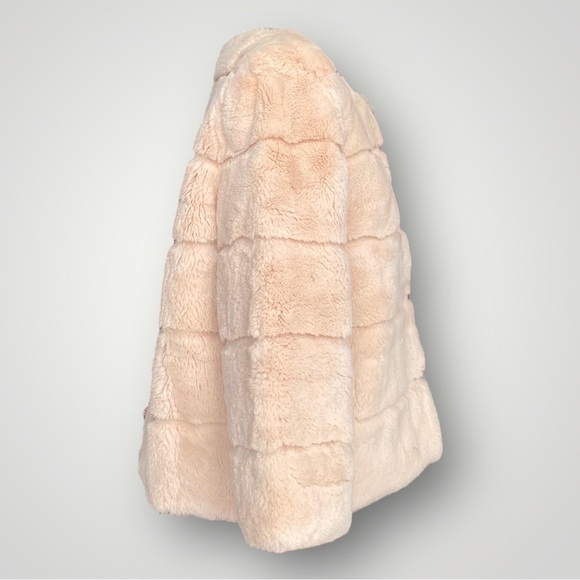 Belle Fare Jackets & Coats Belle Fare Pink Rabbit Fur Coat Poshmark